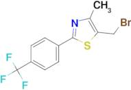 5-(Bromomethyl)-4-methyl-2-(4-(trifluoromethyl)phenyl)thiazole
