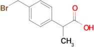 2-(4-(Bromomethyl)phenyl)propanoic acid