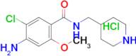 4-Amino-5-chloro-2-methoxy-N-(piperidin-4-ylmethyl)benzamide hydrochloride