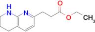 Ethyl 3-(5,6,7,8-tetrahydro-1,8-naphthyridin-2-yl)propanoate