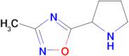 3-Methyl-5-(pyrrolidin-2-yl)-1,2,4-oxadiazole