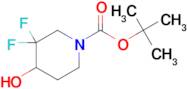 tert-Butyl 3,3-difluoro-4-hydroxypiperidine-1-carboxylate