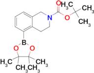 tert-Butyl 5-(4,4,5,5-tetramethyl-1,3,2-dioxaborolan-2-yl)-3,4-dihydroisoquinoline-2(1H)-carboxyla…