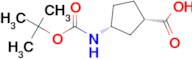 (1S,3R)-3-((tert-Butoxycarbonyl)amino)cyclopentanecarboxylic acid