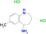 7-Methyl-2,3,4,5-tetrahydro-1H-benzo[b]azepin-5-amine dihydrochloride