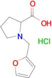 1-(Furan-2-ylmethyl)pyrrolidine-2-carboxylic acid hydrochloride