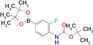 tert-Butyl 2-fluoro-4-(4,4,5,5-tetramethyl-1,3,2-dioxaborolan-2-yl)phenylcarbamate