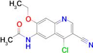 N-(4-Chloro-3-cyano-7-ethoxy-6-quinolinyl)acetamide