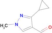 3-Cyclopropyl-1-methyl-1H-pyrazole-4-carbaldehyde