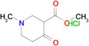 Methyl 1-methyl-4-oxopiperidine-3-carboxylate hydrochloride