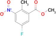 Methyl 5-fluoro-2-methyl-3-nitrobenzoate