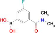 (3-(Dimethylcarbamoyl)-5-fluorophenyl)boronic acid