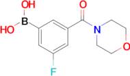 (3-Fluoro-5-(morpholine-4-carbonyl)phenyl)boronic acid