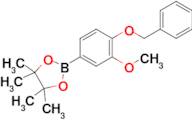 2-(4-(Benzyloxy)-3-methoxyphenyl)-4,4,5,5-tetramethyl-1,3,2-dioxaborolane