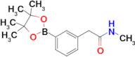 N-Methyl-2-(3-(4,4,5,5-tetramethyl-1,3,2-dioxaborolan-2-yl)phenyl)acetamide