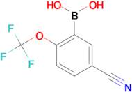 (5-Cyano-2-(trifluoromethoxy)phenyl)boronic acid