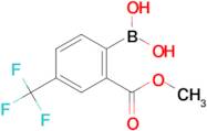 (2-(Methoxycarbonyl)-4-(trifluoromethyl)phenyl)boronic acid