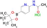 N-(5-(4,4,5,5-Tetramethyl-1,3,2-dioxaborolan-2-yl)pyridin-2-yl)acetamide hydrochloride