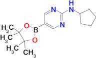 N-Cyclopentyl-5-(4,4,5,5-tetramethyl-1,3,2-dioxaborolan-2-yl)pyrimidin-2-amine