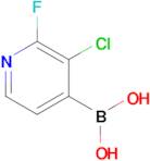 (3-Chloro-2-fluoropyridin-4-yl)boronic acid