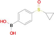 (4-(Cyclopropylsulfinyl)phenyl)boronic acid