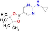 N-Cyclopropyl-5-(4,4,5,5-tetramethyl-1,3,2-dioxaborolan-2-yl)pyrimidin-2-amine