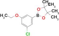 2-(3-Chloro-5-ethoxyphenyl)-4,4,5,5-tetramethyl-1,3,2-dioxaborolane