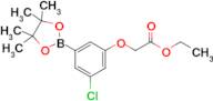 Ethyl 2-(3-chloro-5-(4,4,5,5-tetramethyl-1,3,2-dioxaborolan-2-yl)phenoxy)acetate