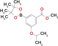 Methyl 3-isopropoxy-5-(4,4,5,5-tetramethyl-1,3,2-dioxaborolan-2-yl)benzoate