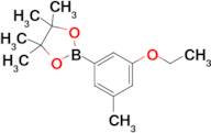 2-(3-Ethoxy-5-methylphenyl)-4,4,5,5-tetramethyl-1,3,2-dioxaborolane