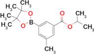 Isopropyl 3-methyl-5-(4,4,5,5-tetramethyl-1,3,2-dioxaborolan-2-yl)benzoate