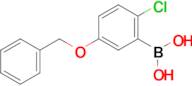 (5-(Benzyloxy)-2-chlorophenyl)boronic acid