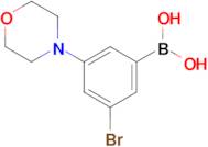 (3-Bromo-5-morpholinophenyl)boronic acid