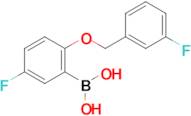 (5-Fluoro-2-((3-fluorobenzyl)oxy)phenyl)boronic acid