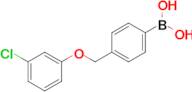 (4-((3-Chlorophenoxy)methyl)phenyl)boronic acid