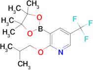 2-Isobutoxy-3-(4,4,5,5-tetramethyl-1,3,2-dioxaborolan-2-yl)-5-(trifluoromethyl)pyridine