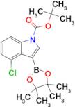 tert-Butyl 4-chloro-3-(4,4,5,5-tetramethyl-1,3,2-dioxaborolan-2-yl)-1H-indole-1-carboxylate