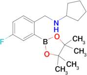 N-(4-Fluoro-2-(4,4,5,5-tetramethyl-1,3,2-dioxaborolan-2-yl)benzyl)cyclopentanamine