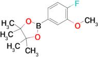 2-(4-Fluoro-3-methoxyphenyl)-4,4,5,5-tetramethyl-1,3,2-dioxaborolane