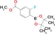 Methyl 3-fluoro-4-(4,4,5,5-tetramethyl-1,3,2-dioxaborolan-2-yl)benzoate