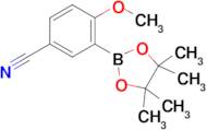 4-Methoxy-3-(4,4,5,5-tetramethyl-1,3,2-dioxaborolan-2-yl)benzonitrile