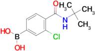 (4-(tert-Butylcarbamoyl)-3-chlorophenyl)boronic acid