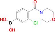 (3-Chloro-4-(morpholine-4-carbonyl)phenyl)boronic acid