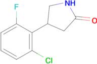 4-(2-Chloro-6-fluorophenyl)pyrrolidin-2-one