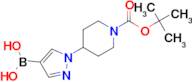 (1-(1-(tert-Butoxycarbonyl)piperidin-4-yl)-1H-pyrazol-4-yl)boronic acid