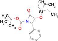 1-Azetidinecarboxylic acid, 2-oxo-4-phenyl-3-[(triethylsilyl)oxy]-, 1,1-dimethylethyl ester, (3R,4S)-