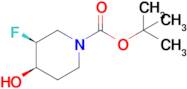 (3S,4R)-tert-Butyl 3-fluoro-4-hydroxypiperidine-1-carboxylate