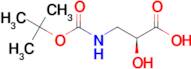 (S)-3-((tert-Butoxycarbonyl)amino)-2-hydroxypropanoic acid
