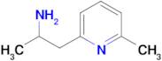 1-(6-Methylpyridin-2-yl)propan-2-amine