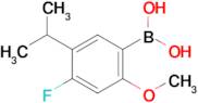 (4-Fluoro-5-isopropyl-2-methoxyphenyl)boronic acid